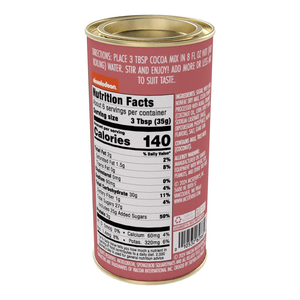 SpongeBob Squarepants™ Is Hot Cocoa an Instrument? Hot Cocoa (7oz Round Tin)