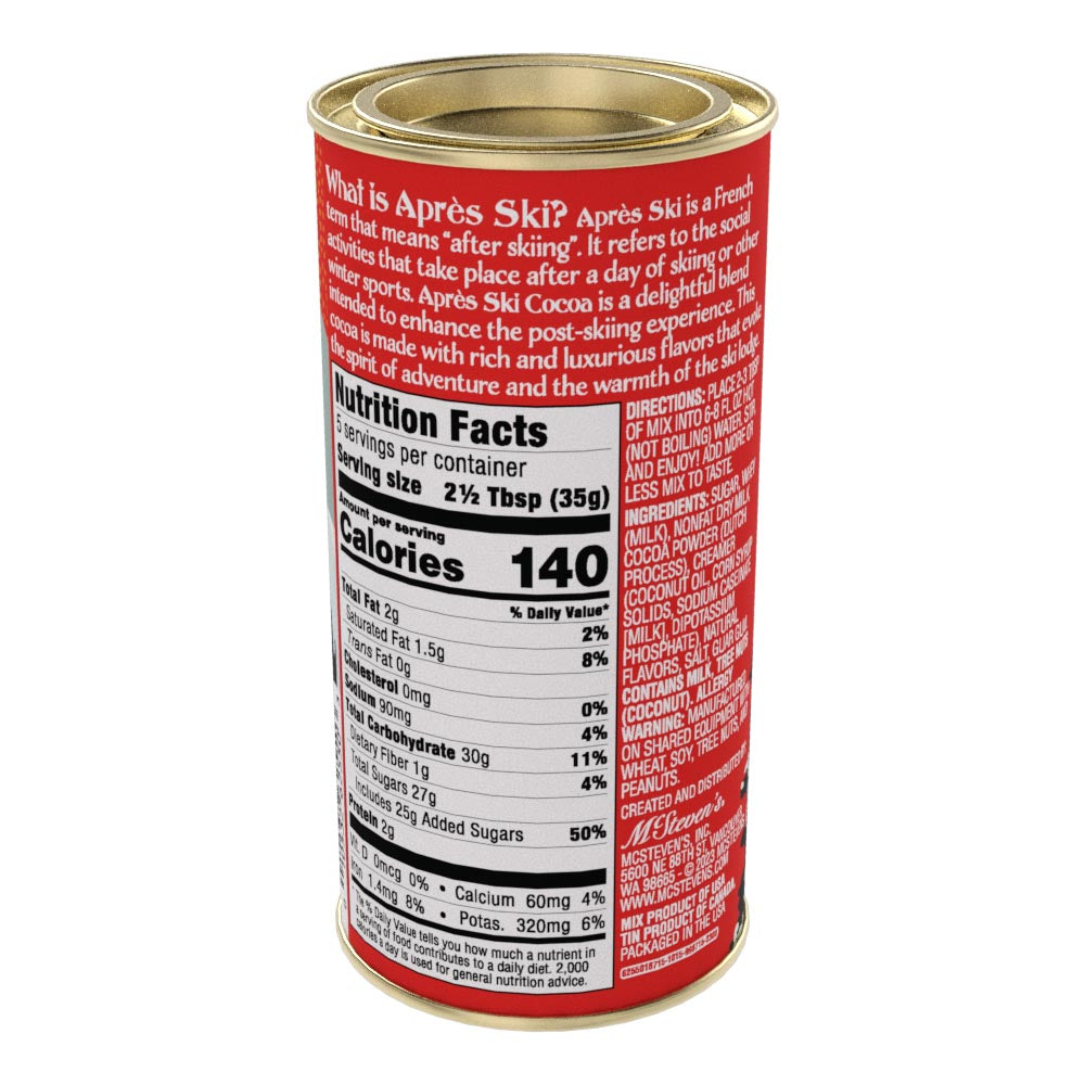 Après Ski Chocolate Cocoa (7oz Round Tin)