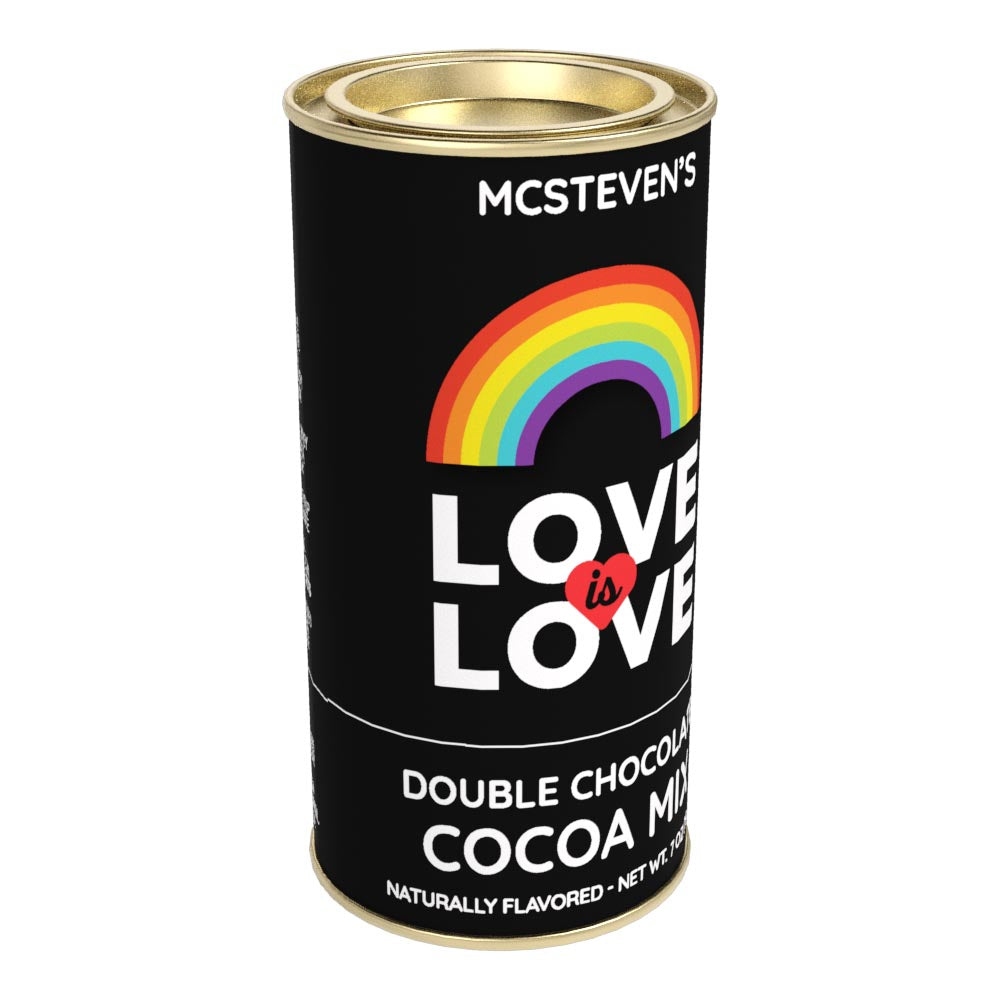 Pride! Love is Love Chocolate Cocoa (7oz Round Tin)