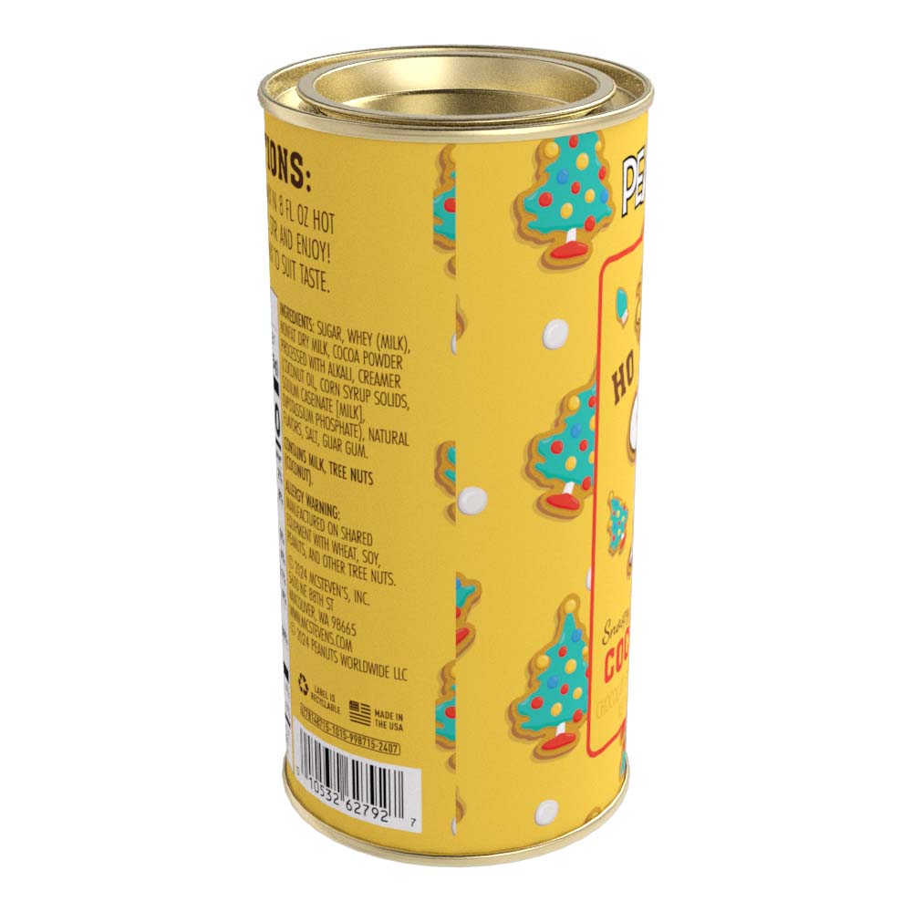 Peanuts® HO HO HO Chocolate Cocoa (7oz Round Tin)