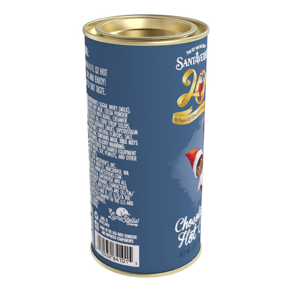 Elf on the Shelf® Present Stack 20th Anniversary Cocoa (7oz Round Tin)