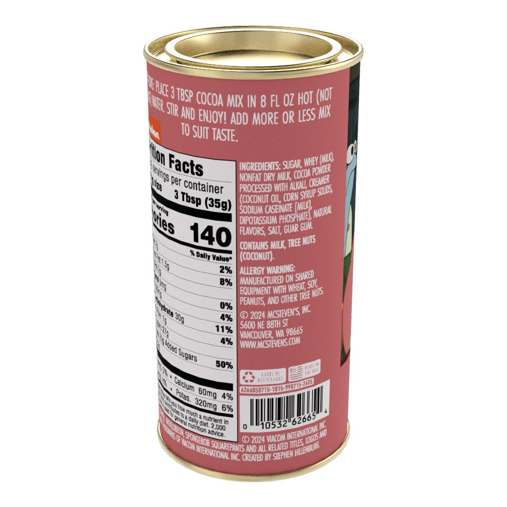 SpongeBob Squarepants™ Is Hot Cocoa an Instrument? Hot Cocoa (7oz Round Tin)