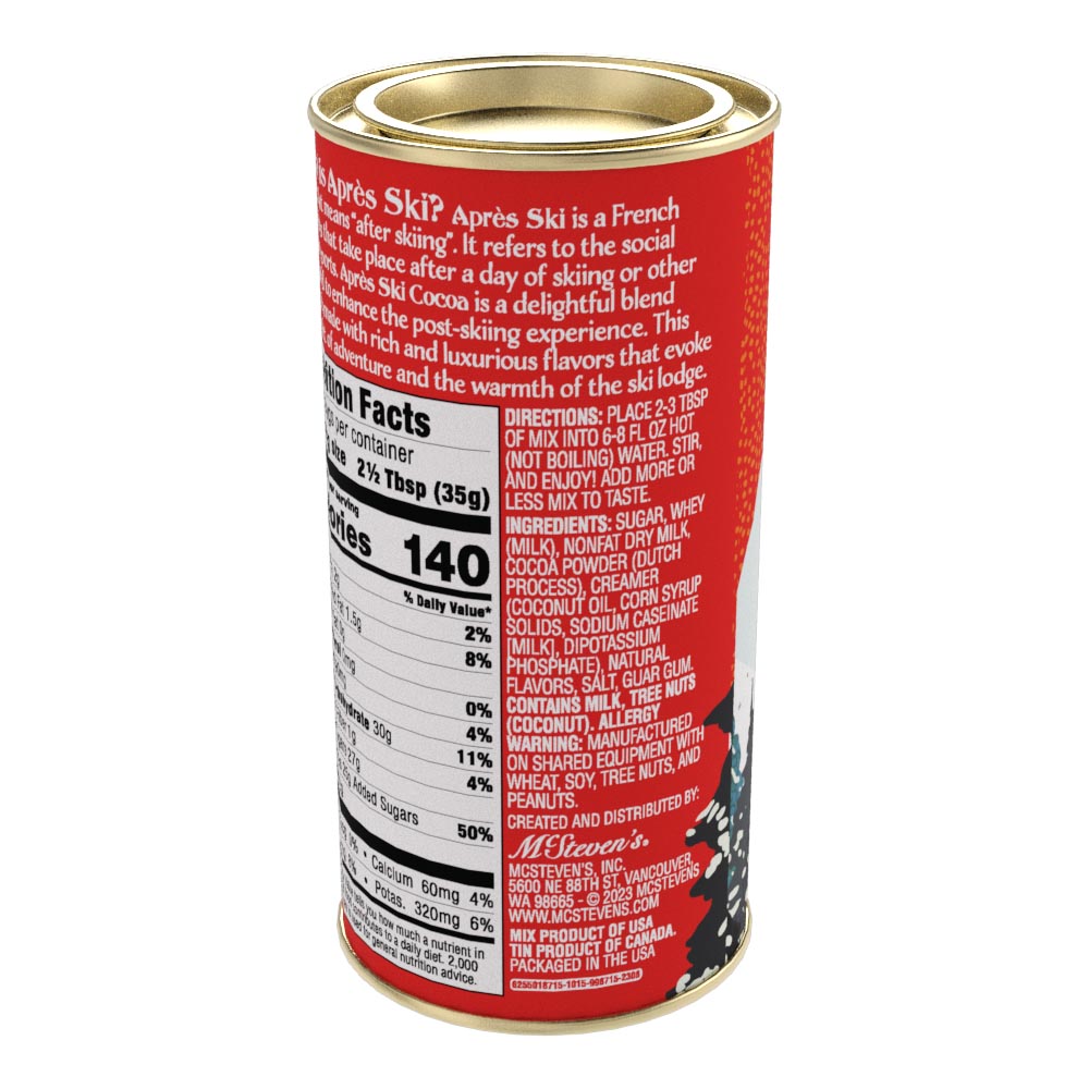 Après Ski Chocolate Cocoa (7oz Round Tin)