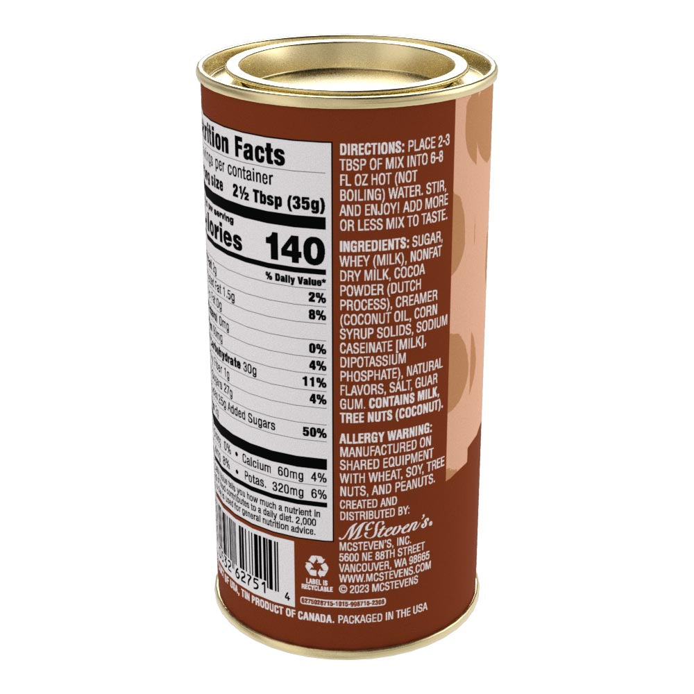 Sweet Sips Chocolate Truffle Cocoa (7oz Round Tin)