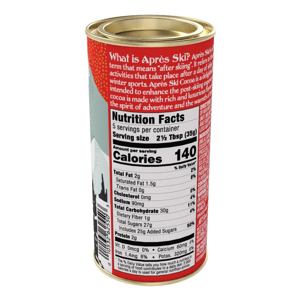 Après Ski Chocolate Cocoa (7oz Round Tin)