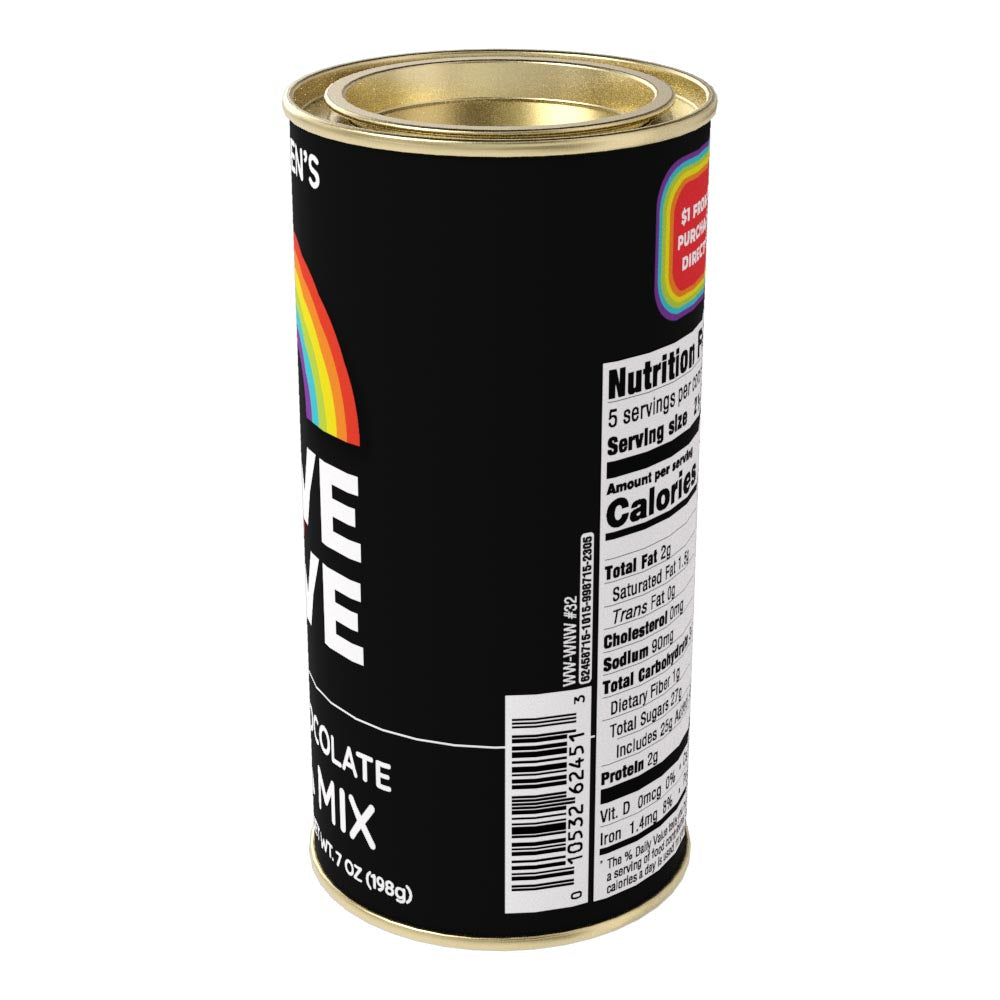 Pride! Love is Love Chocolate Cocoa (7oz Round Tin)