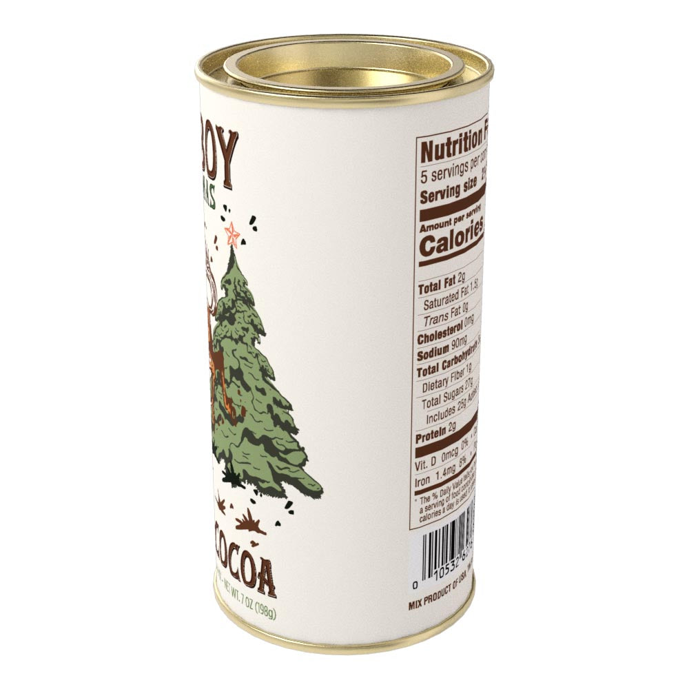 Cowboy Christmas Chocolate Cocoa (7oz Round Tin)