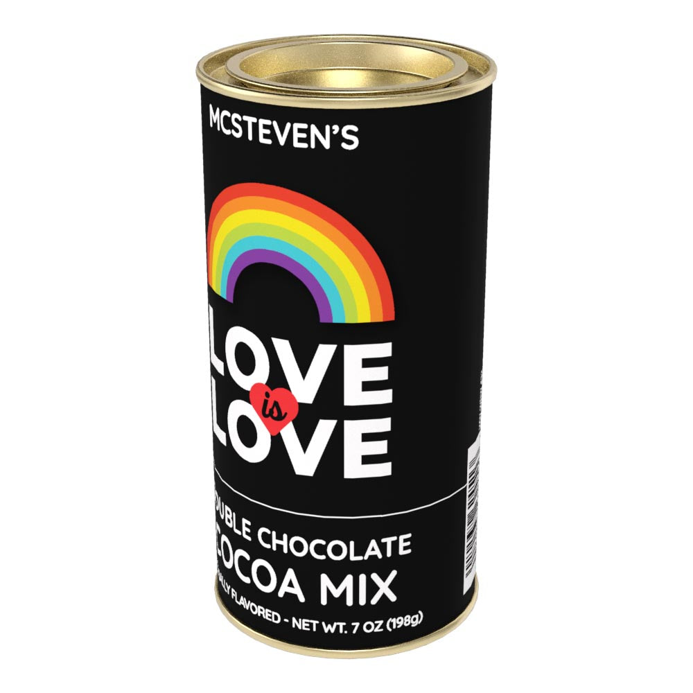 Pride! Love is Love Chocolate Cocoa (7oz Round Tin)