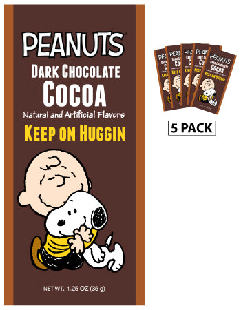 Peanuts® Keep On Huggin Dark Chocolate Cocoa (Five 1.25oz Packets)