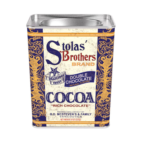 Stolas' Brothers Chocolate Cocoa (8oz Rectangle Tin)