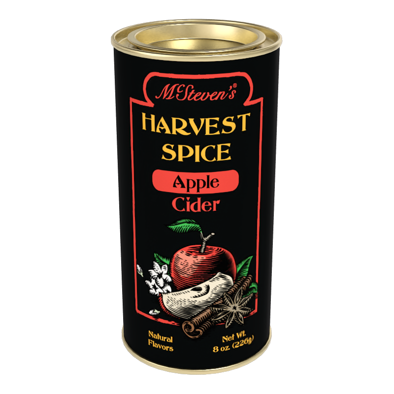McSteven's Harvest Spice Apple Cider Mix (8oz Round Tin)