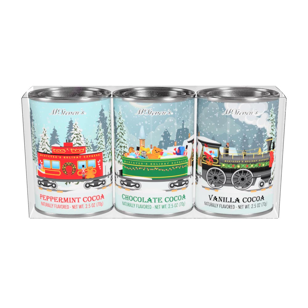 Holiday Express Winter Cocoa Gift Set (Three 2.5oz Tins)