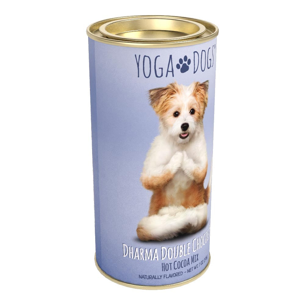 Yoga Dogs® Dharma Double Chocolate Cocoa (7oz Round Tin)