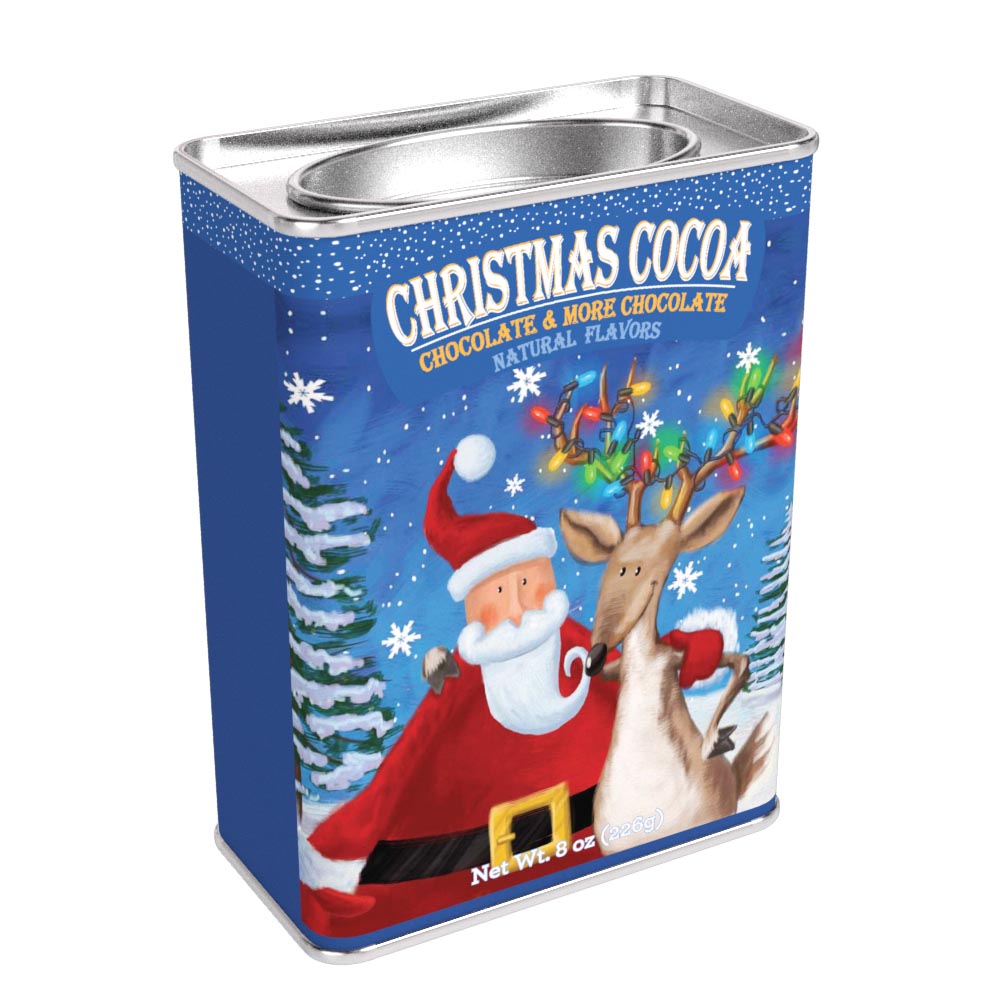 Christmas Buddies Chocolate Cocoa (8oz Rectangle Tin)