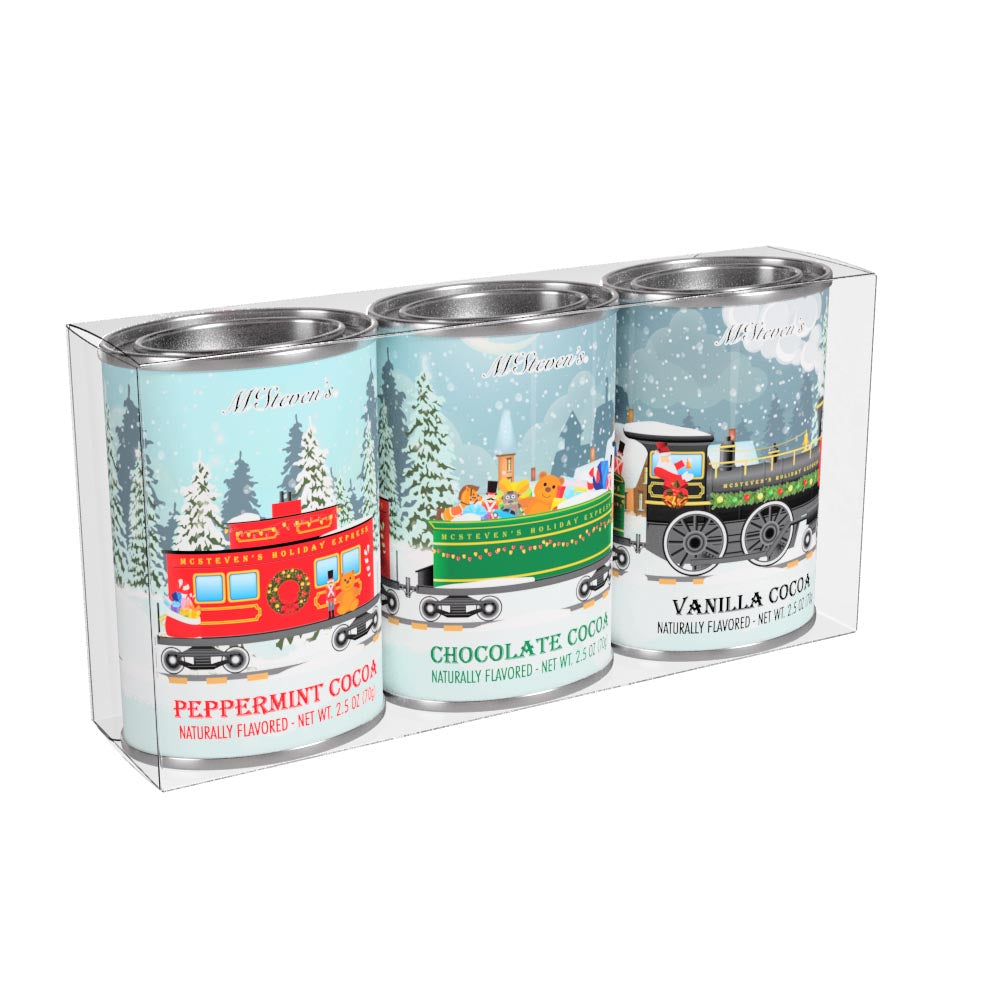 Holiday Express Winter Cocoa Gift Set (Three 2.5oz Tins)