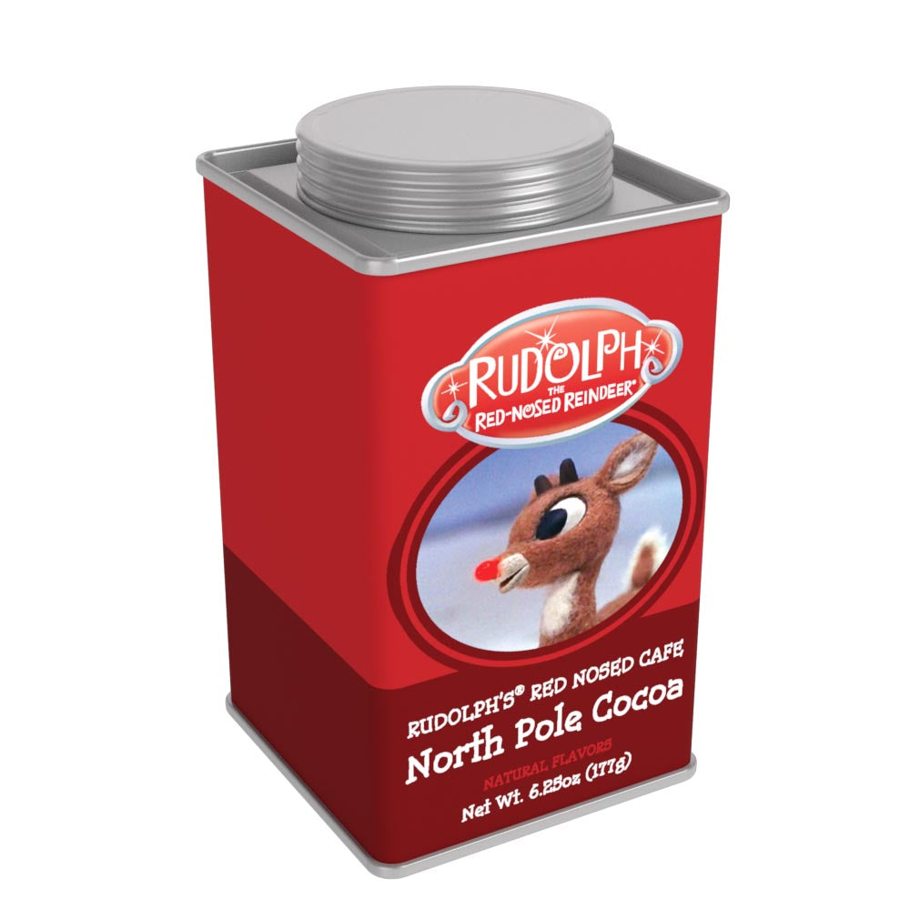 Rudolph The Red-Nosed Reindeer© North Pole Chocolate Cocoa (6.25oz Square Tin)