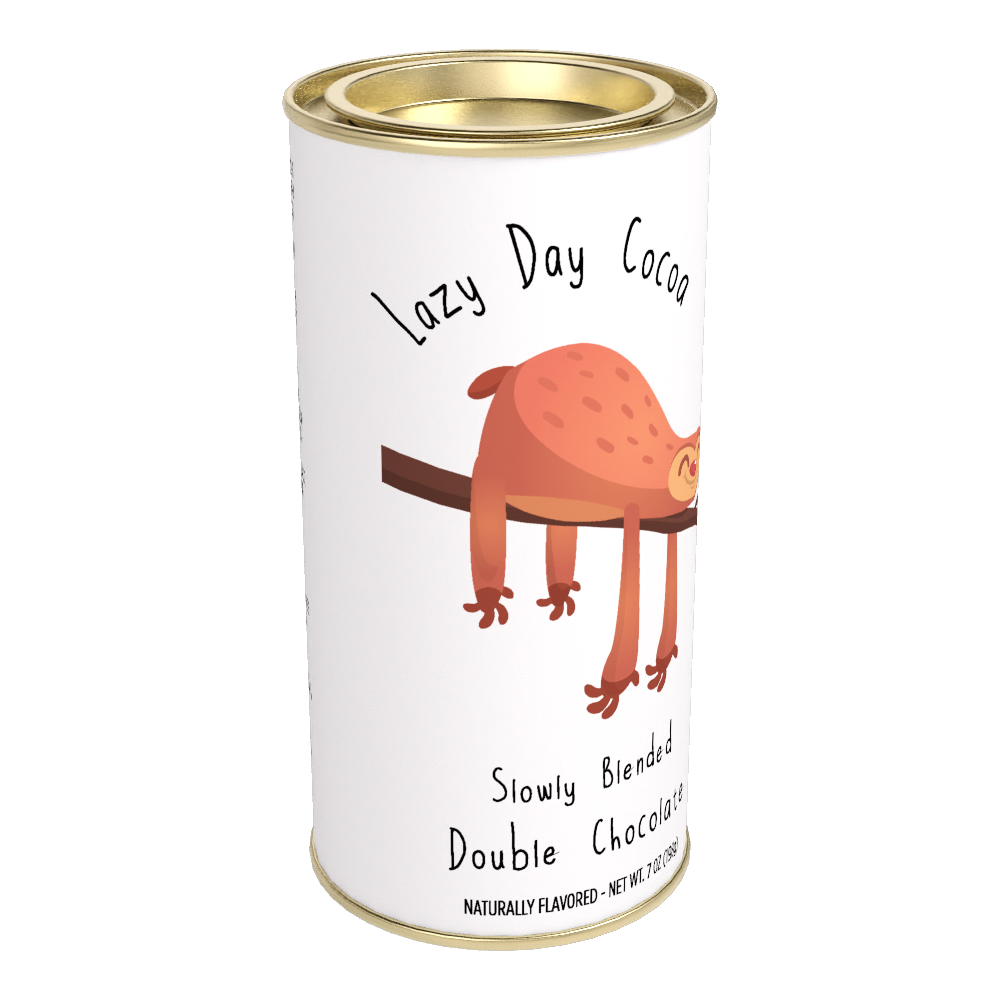Lazy Day Slowly Blended Double Chocolate Cocoa (7oz Round Tin)
