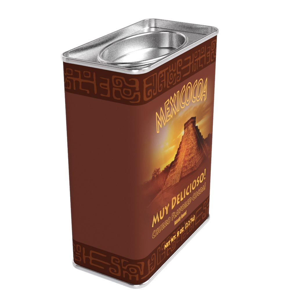 McSteven's Mexicocoa Mexican Spiced Churro Chocolate Cocoa (8oz Rectangle Tin)