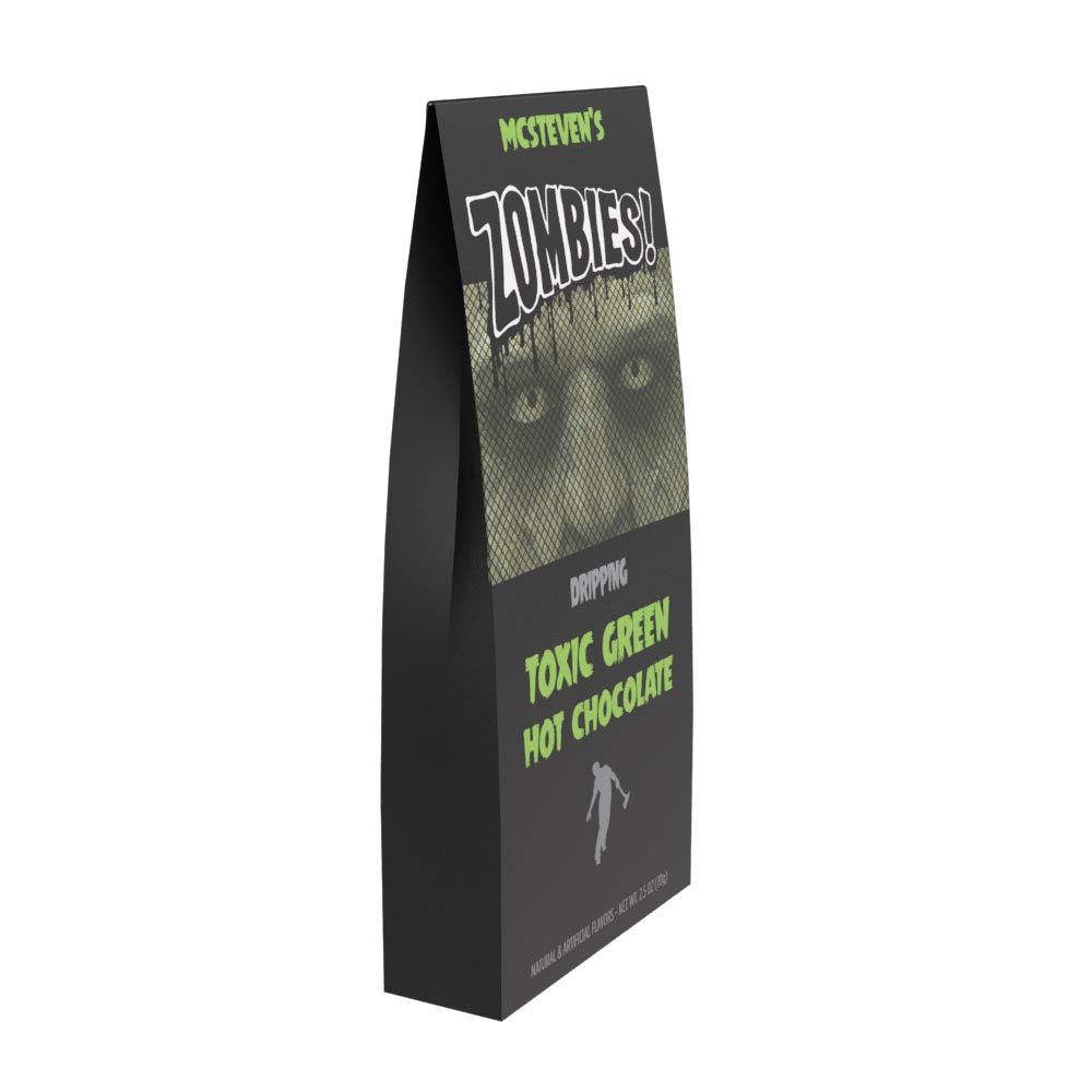 McSteven's Zombies! Toxic Green Colorful Hot Chocolate (2.5oz Tent Box)