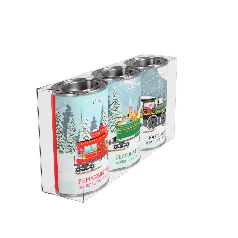Holiday Express Winter Cocoa Gift Set (Three 2.5oz Tins)