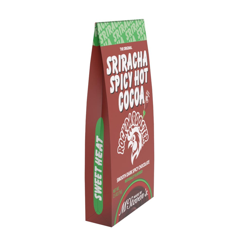 Rock da Rooster™ Sriracha Spicy Dark Chocolate Hot Cocoa (2.5oz Tent Box)