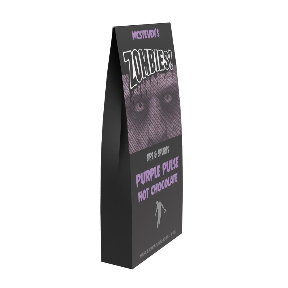 McSteven's Zombies! Purple Pulse Colorful Hot Chocolate (2.5oz Tent Box)