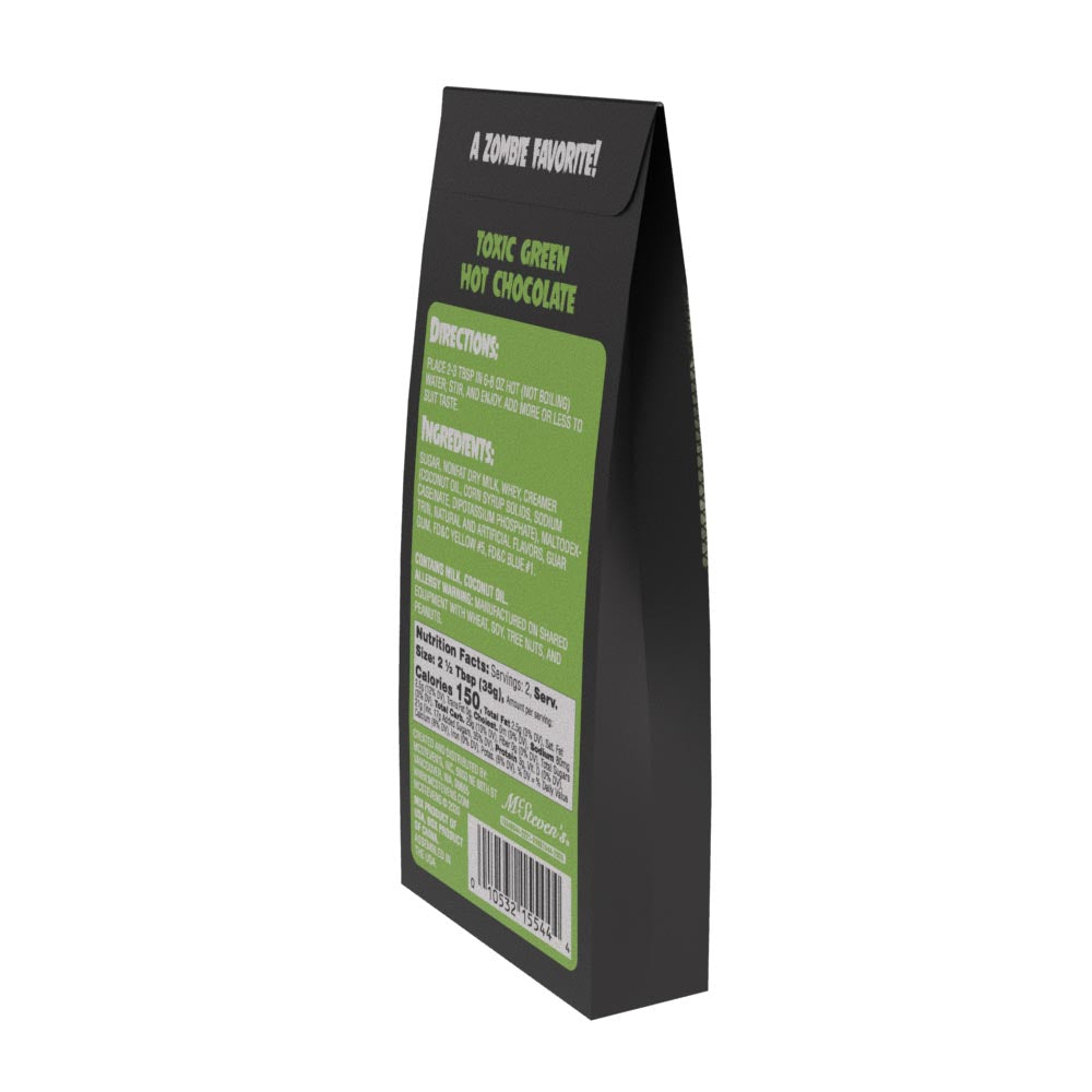 McSteven's Zombies! Toxic Green Colorful Hot Chocolate (2.5oz Tent Box)