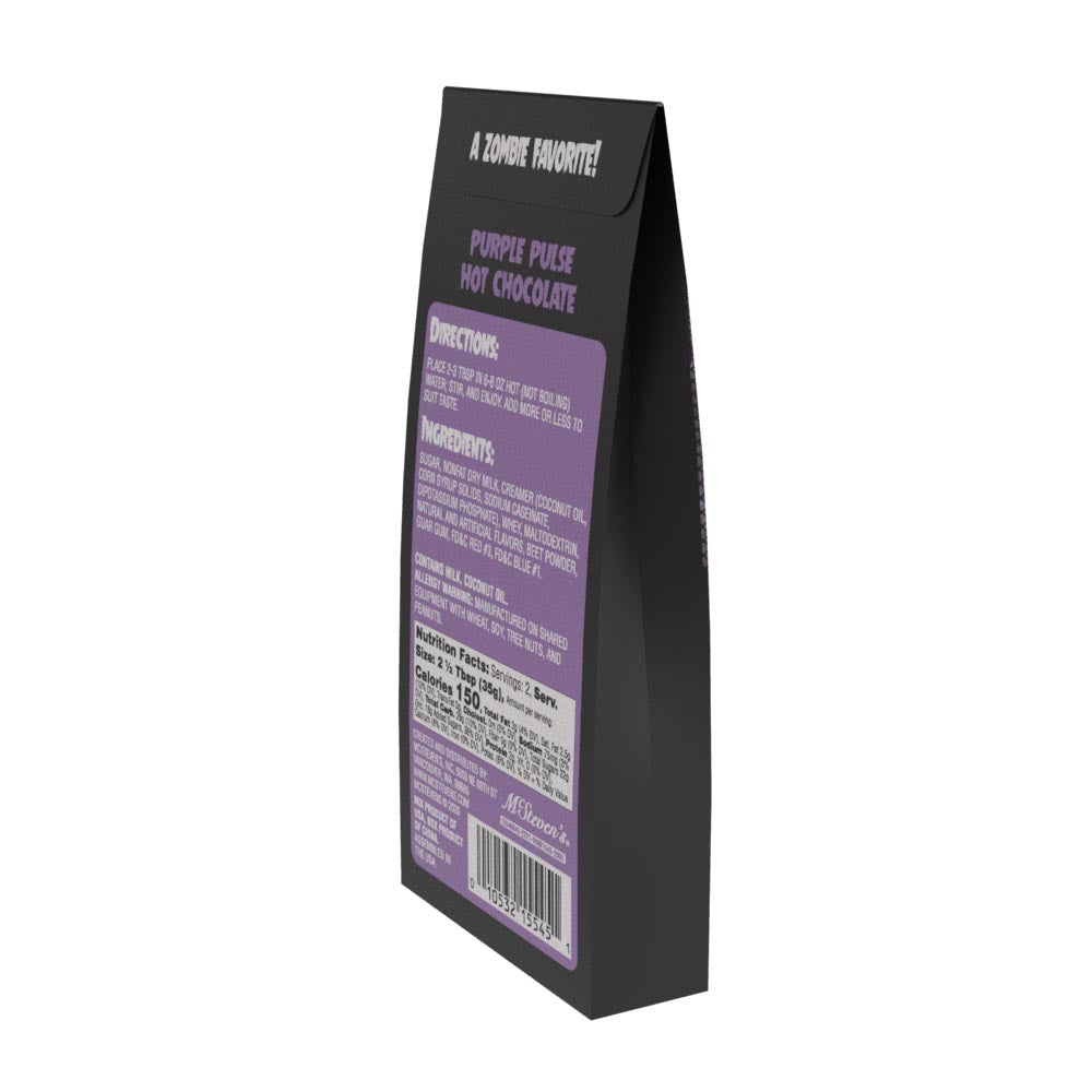 McSteven's Zombies! Purple Pulse Colorful Hot Chocolate (2.5oz Tent Box)