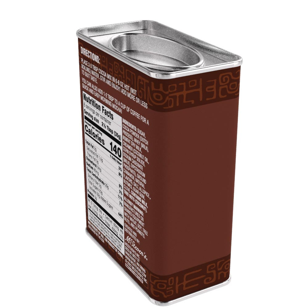 McSteven's Mexicocoa Mexican Spiced Churro Chocolate Cocoa (8oz Rectangle Tin)