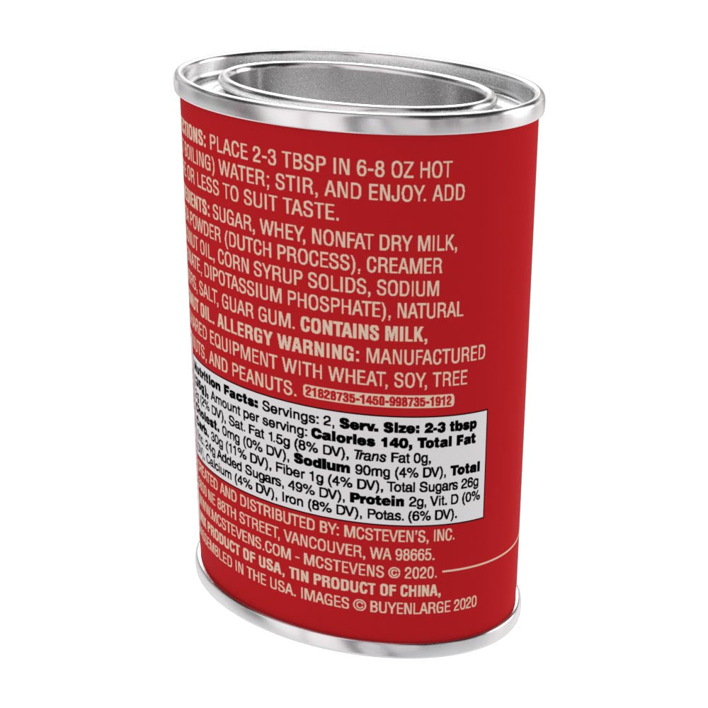 McSteven's Vintage Santa's Favorite Peppermint Cocoa (2.5oz Oval Tin)
