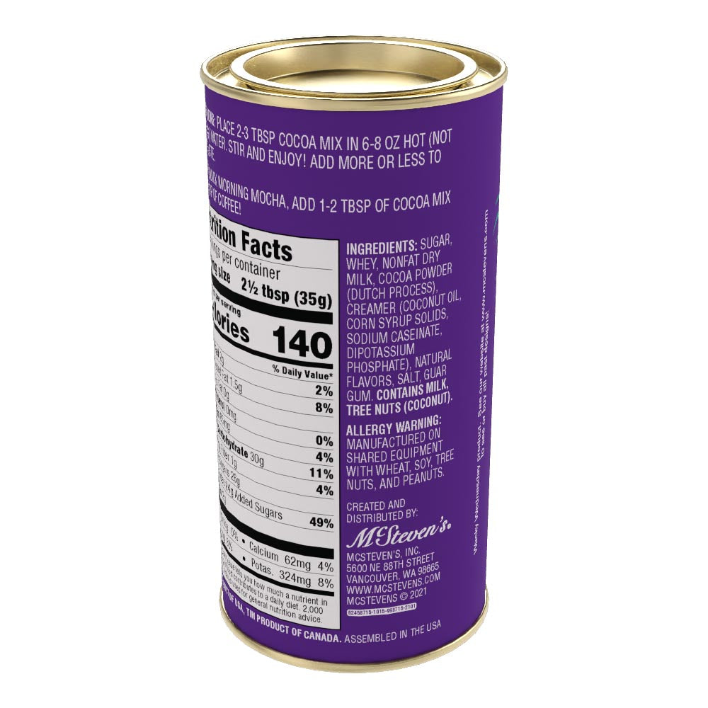 Life is Better with a Cat Pawt Chocolate Cocoa (7oz Round Tin)