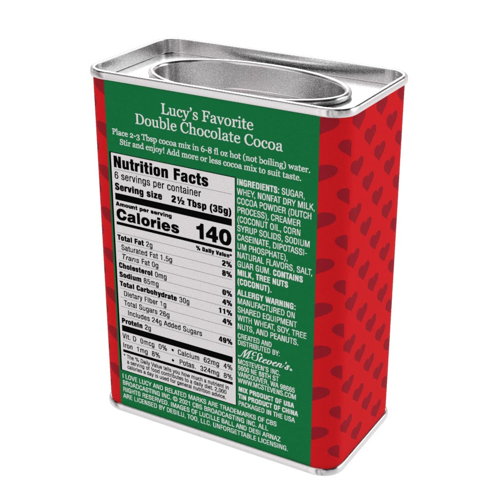 I Love Lucy's© Favorite Christmas Cocoa (8oz Rectangle Tin)