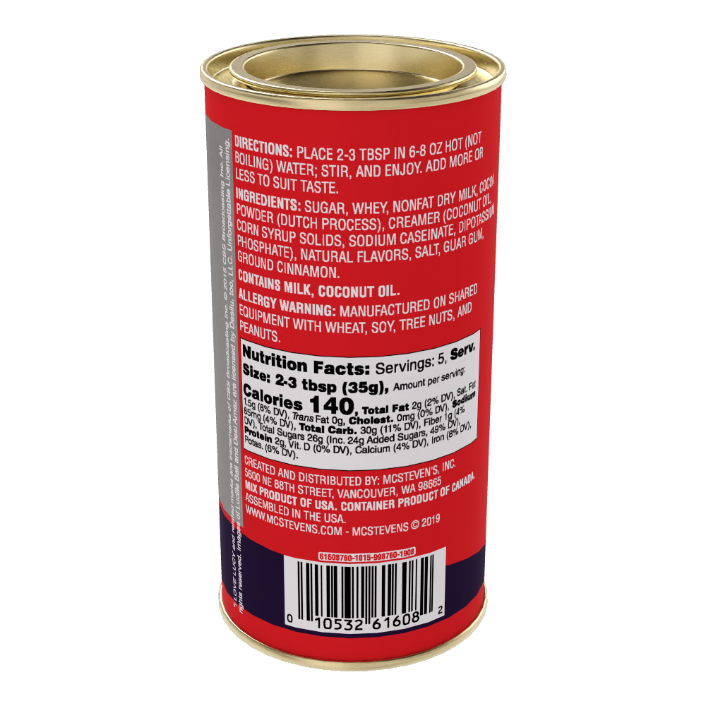 I Love Lucy's© Vitameatavegamin Cinnamon Cocoa (7oz Round Tin)
