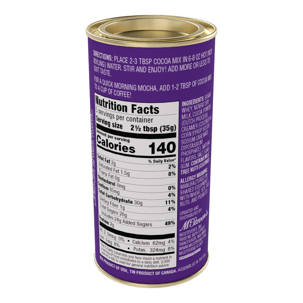 Life is Better with a Cat Pawt Chocolate Cocoa (7oz Round Tin)