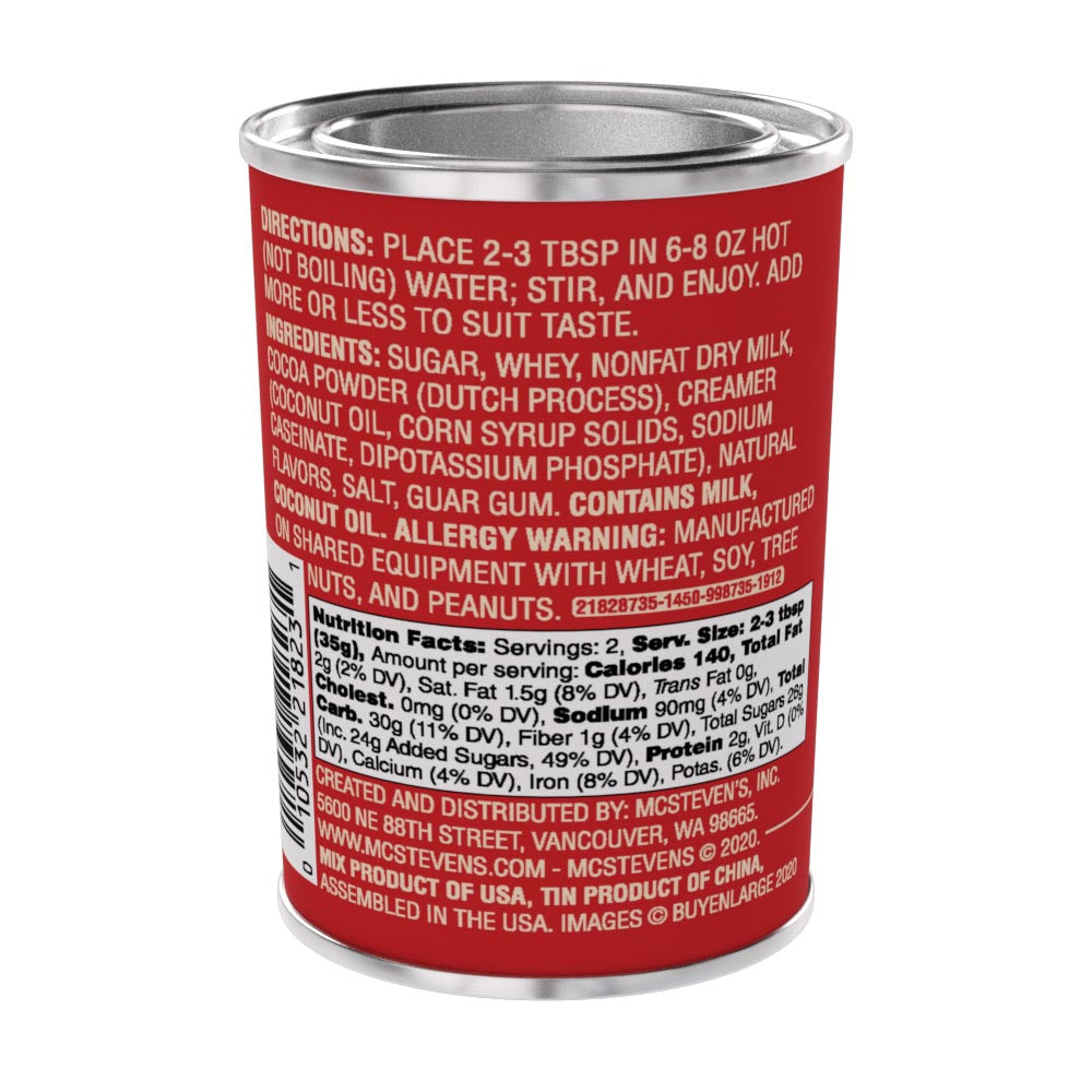 McSteven's Vintage Santa's Favorite Peppermint Cocoa (2.5oz Oval Tin)
