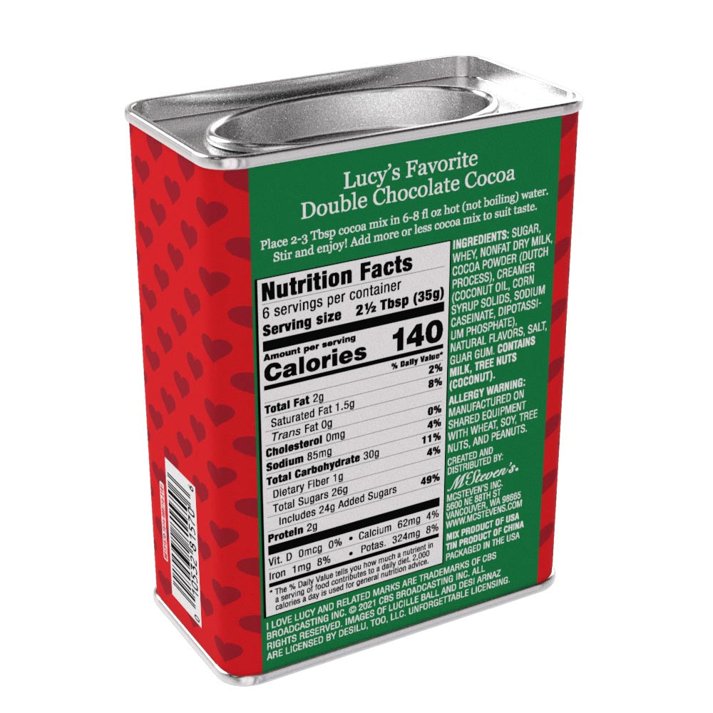 I Love Lucy's© Favorite Christmas Cocoa (8oz Rectangle Tin)