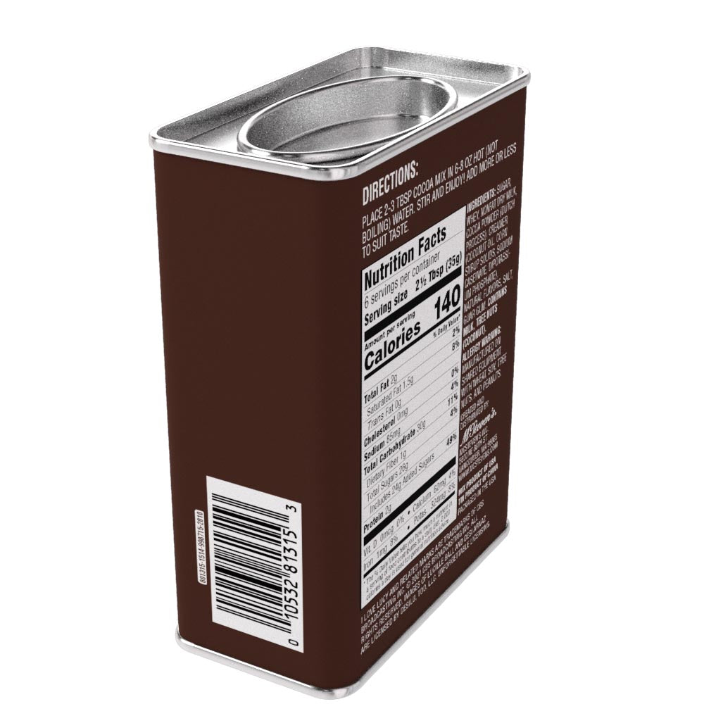 I Love Lucy© Chocolate Factory Cocoa (8oz Rectangle Tin)