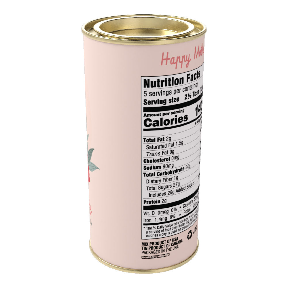 Happy Mother's Day Double Chocolate Cocoa (7oz Round Tin)