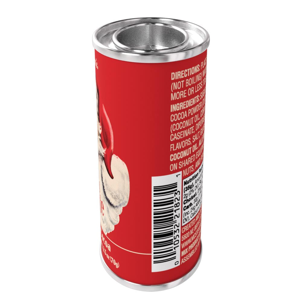McSteven's Vintage Santa's Favorite Peppermint Cocoa (2.5oz Oval Tin)