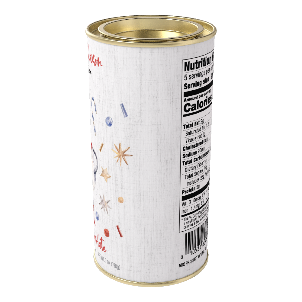 Tis' the Season Merry Chocolate Cocoa (7oz Round Tin)