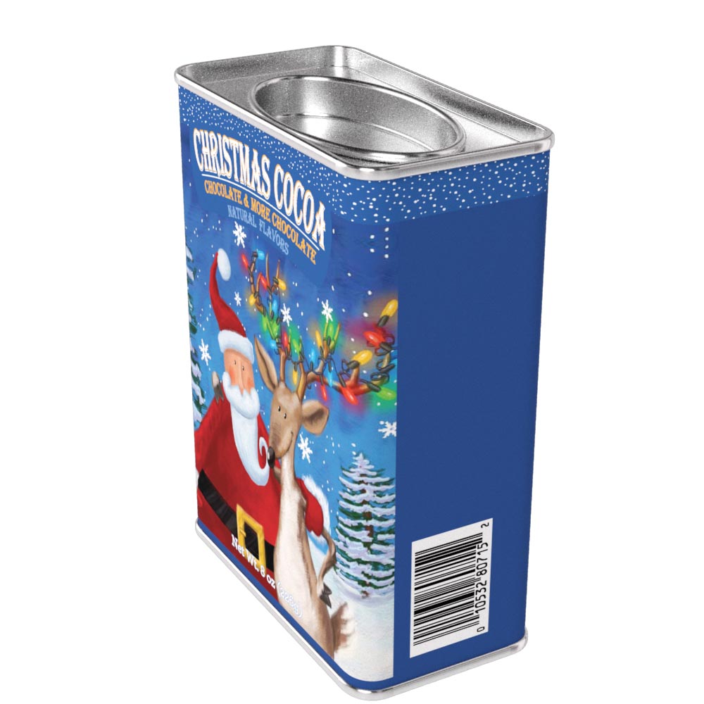 Christmas Buddies Chocolate Cocoa (8oz Rectangle Tin)