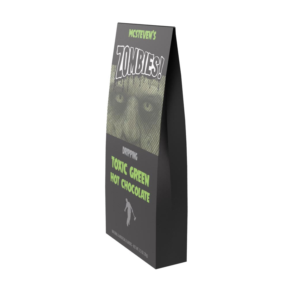 McSteven's Zombies! Toxic Green Colorful Hot Chocolate (2.5oz Tent Box)