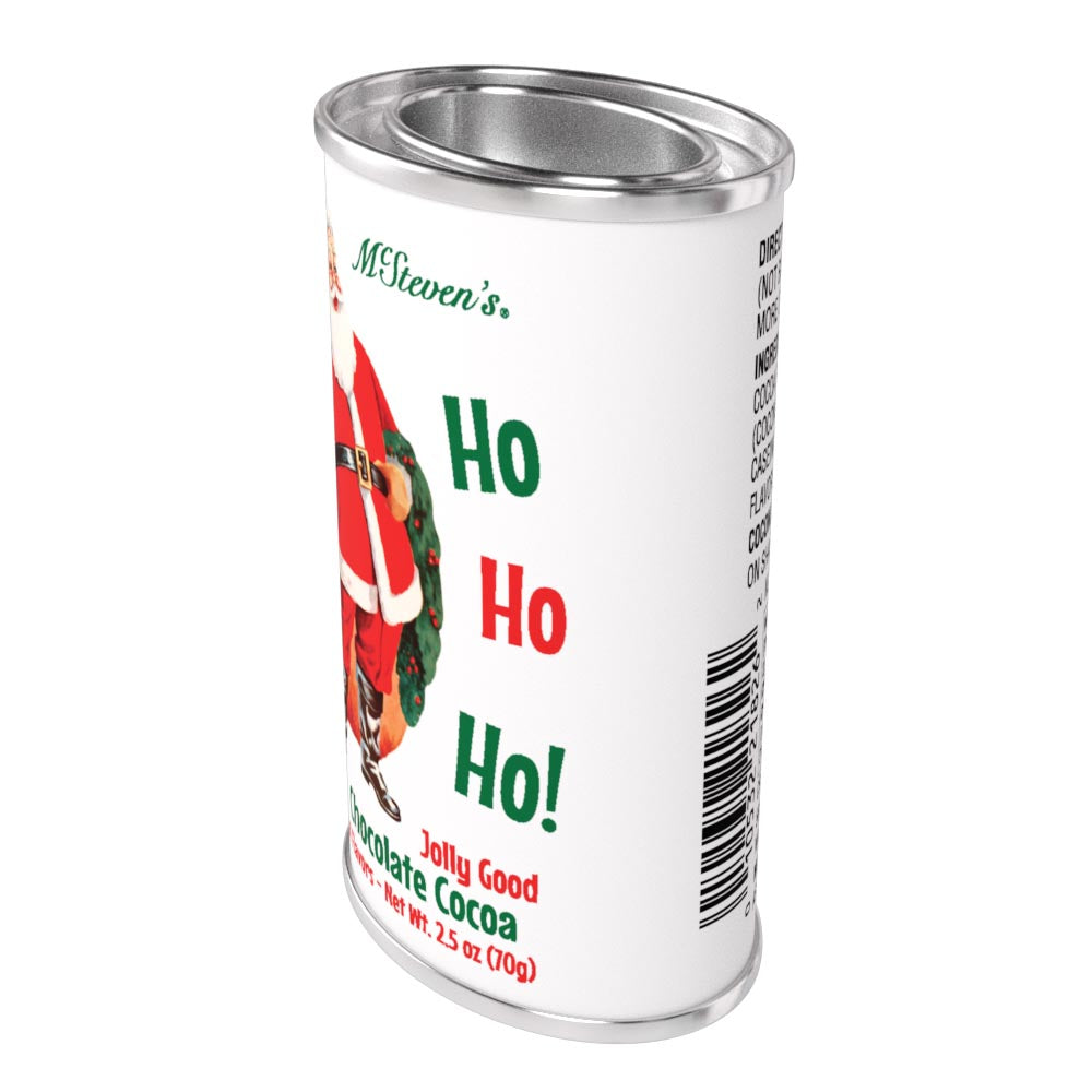 McSteven's Vintage Santa Ho Ho Ho Jolly Good Chocolate Cocoa (2.5oz Oval Tin)