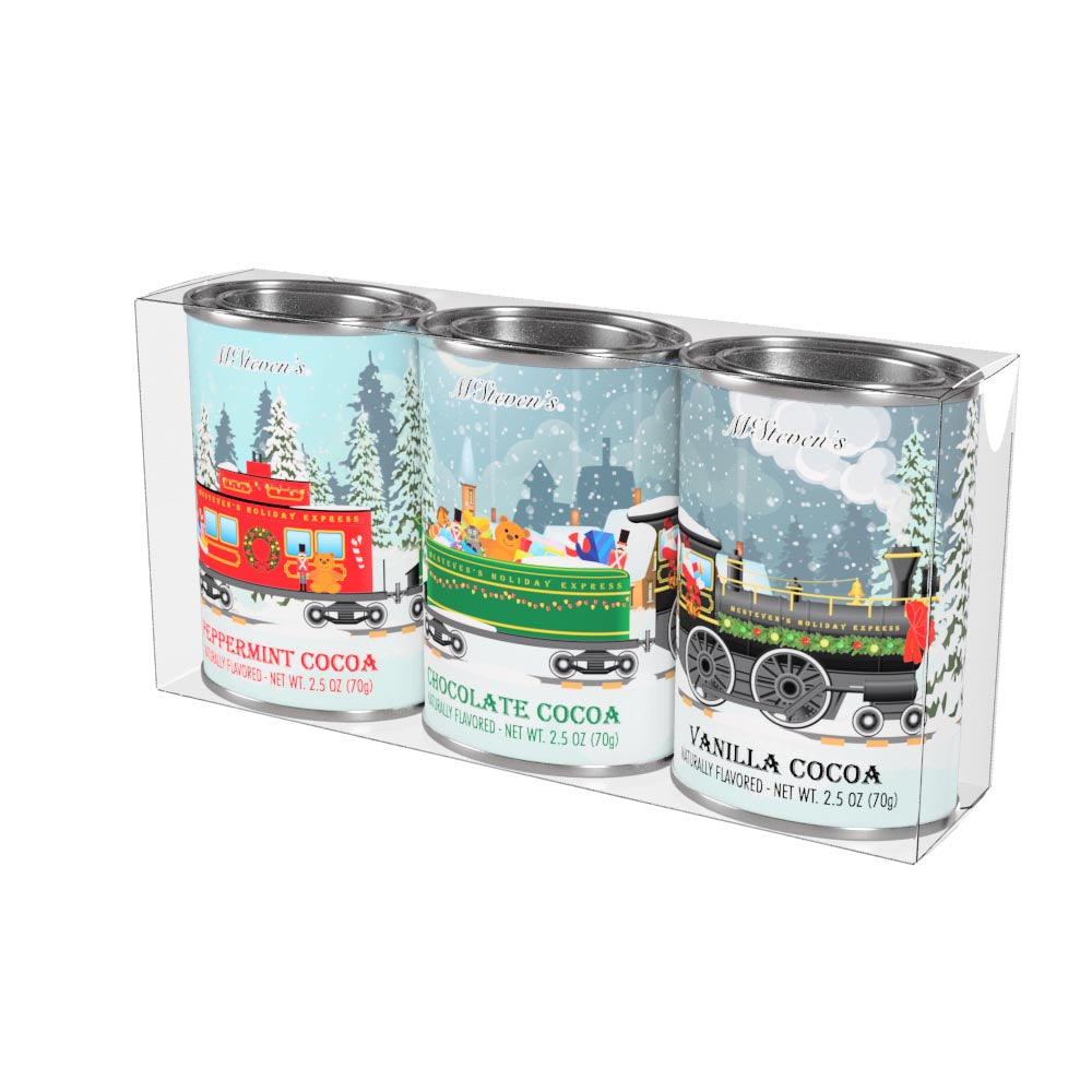 Holiday Express Winter Cocoa Gift Set (Three 2.5oz Tins)