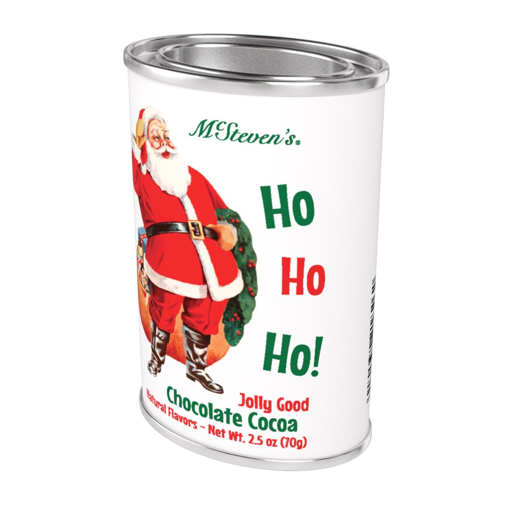 McSteven's Vintage Santa Ho Ho Ho Jolly Good Chocolate Cocoa (2.5oz Oval Tin)
