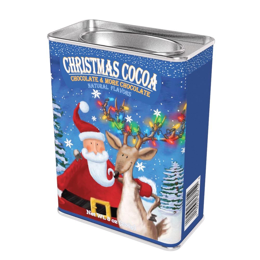 Christmas Buddies Chocolate Cocoa (8oz Rectangle Tin)