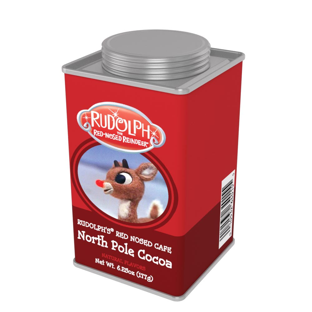 Rudolph The Red-Nosed Reindeer© North Pole Chocolate Cocoa (6.25oz Square Tin)