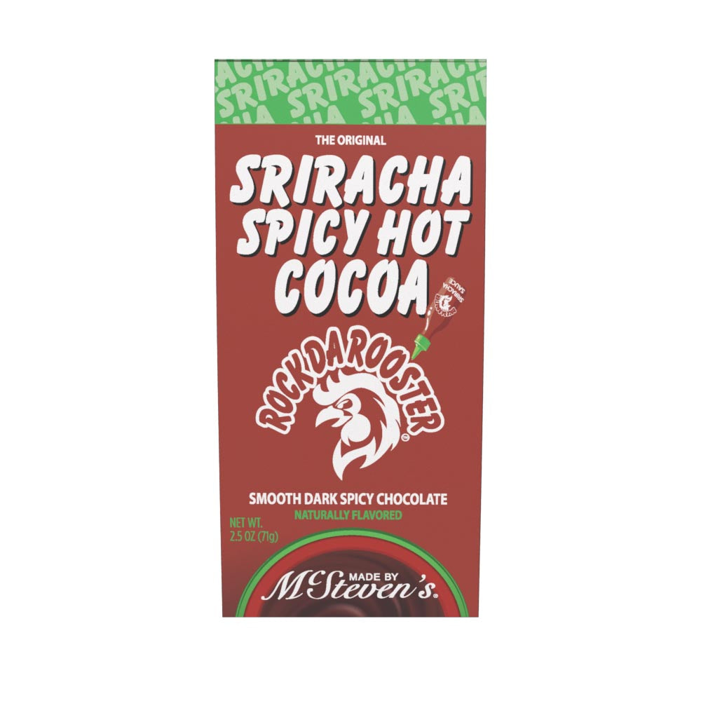 Rock da Rooster™ Sriracha Spicy Dark Chocolate Hot Cocoa (2.5oz Tent Box)