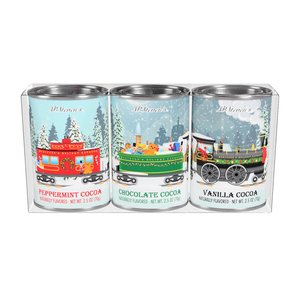 Holiday Express Winter Cocoa Gift Set (Three 2.5oz Tins)