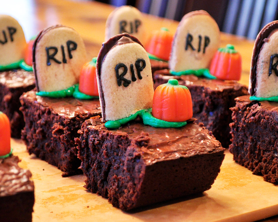 Graveyard Brownies